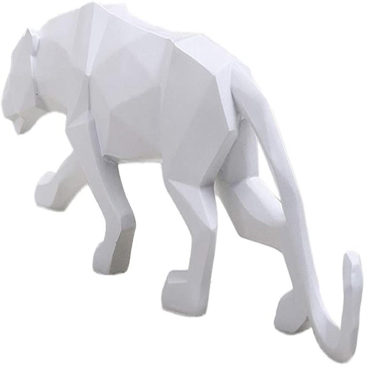 resin leopard statue